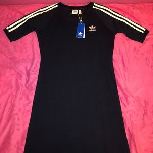 Navy blue adidas dress (M)